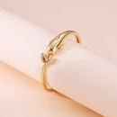 simple style creative diamondset dolphin element alloy open spring magnetic buckle braceletpicture9