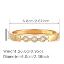 fashion alloy glossy diamondstudded open metal braceletpicture11