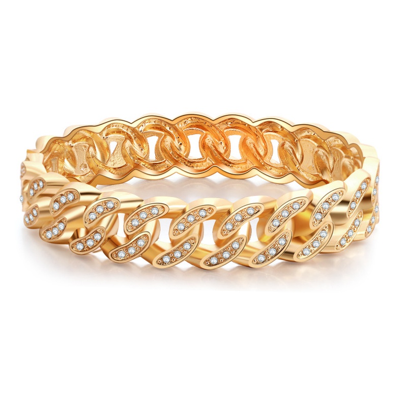 fashion twisted chain alloy hollow bracelet wholesale