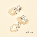 fashion simple alloy earrings 3piece setpicture8