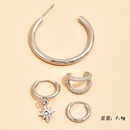 fashion star zircon big earrings combination setspicture9