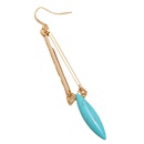 bohemian oval turquoise alloy pendent earringspicture9
