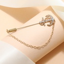 Creative simple stylish diamond anchor broochpicture6