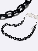 simple black large oval acrylic glasses chain wholesalepicture5