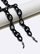 simple black large oval acrylic glasses chain wholesalepicture7