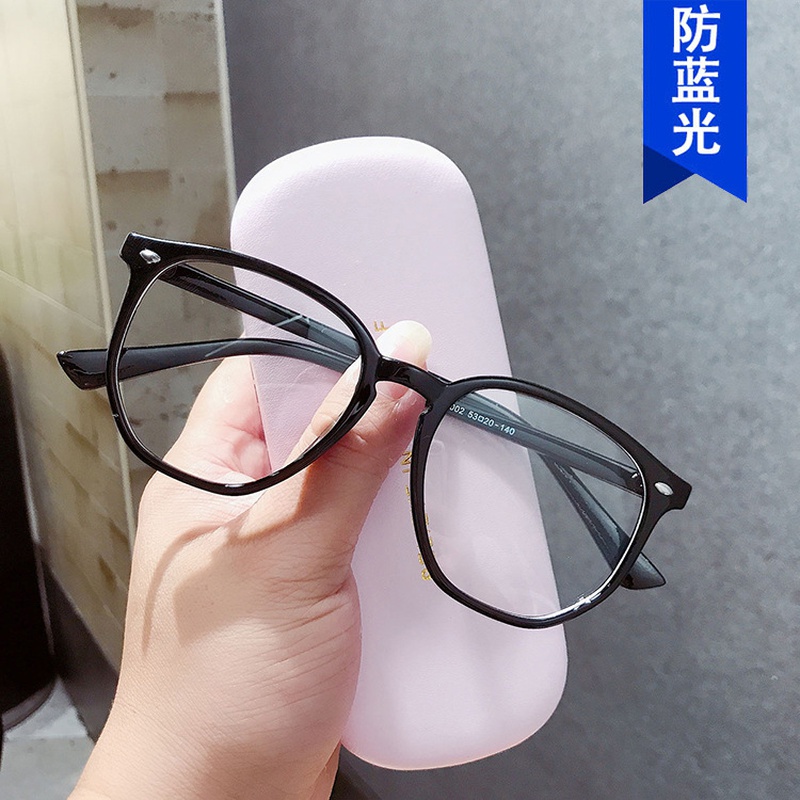 retro antiblue light rice nail irregular glasses
