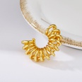 Golden retro diamond water drop twisted zircon earringspicture35
