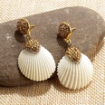 retro natural shell diamond earrings wholesalepicture12
