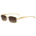 Fashion retro small frame leopard head sunglassespicture22