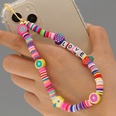 Bohemian rainbow color imitation pearl mobile phone chain wholesalepicture26