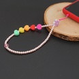 Bohemian rainbow color imitation pearl mobile phone chain wholesalepicture39