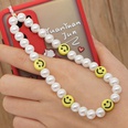 Bohemian rainbow color imitation pearl mobile phone chain wholesalepicture42