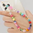 Bohemian rainbow color imitation pearl mobile phone chain wholesalepicture50