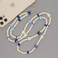 Bohemian rainbow color imitation pearl mobile phone chain wholesalepicture64