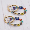 Bohemian glazed bead round earrings wholesalepicture12