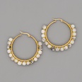 simple exaggerated ethnic gem large hoop earringspicture40