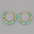 simple exaggerated ethnic gem large hoop earringspicture44