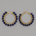 simple exaggerated ethnic gem large hoop earringspicture41
