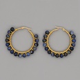 simple exaggerated ethnic gem large hoop earringspicture42