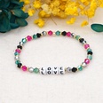 Bohemian style color crystal letter beaded small braceletpicture19