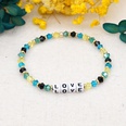 Bohemian style color crystal letter beaded small braceletpicture20