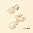 fashion simple alloy earrings 3piece setpicture9