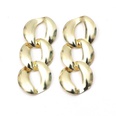 Simple metal chain geometric hollow earringspicture15