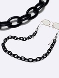 simple black large oval acrylic glasses chain wholesalepicture8