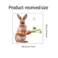 fashion cute rabbit carrot room porch wall stickerspicture14