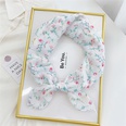 Korean flower cotton and linen small square scarfpicture67