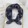 Korean flower cotton and linen small square scarfpicture78