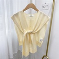 Fashion solid color knitted shawlpicture32