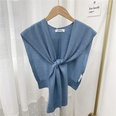 Fashion solid color knitted shawlpicture46
