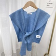 Fashion solid color knitted shawlpicture38
