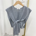 Fashion solid color knitted shawlpicture42