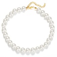 retro simple pearl chain necklacepicture27