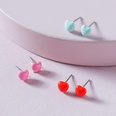 fashion dripping heartshaped earrings 3 pairs setpicture6