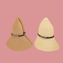 Korean fashion belt buckle widebrimmed straw hatpicture18
