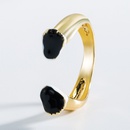 fashion copper goldplated drip oil panda combination ring setpicture12