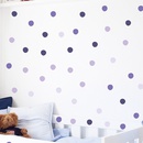Autocollants muraux de porche de chambre  coucher de points de couleur Morandi de modepicture13