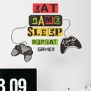 fashion game handle bedroom porch wall stickerspicture9
