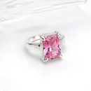 fashion zircon pink crystal ringpicture10