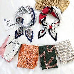 Fashion fold small square scarf