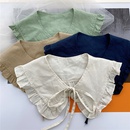 Fashion solid color shawl false collarpicture22