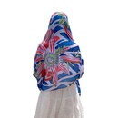 fashion contrast color flower printing sunscreen shawl wholesalepicture8