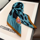 Korean contrast color spot printing silk scarf wholesalepicture7