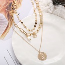 creative simple human head pearl pendant necklacepicture11