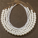retro simple pearl chain necklacepicture24