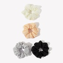simple chiffon solid color hair scrunchies wholesalepicture8