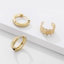 fashion hollow copper ear clip set of 3picture5